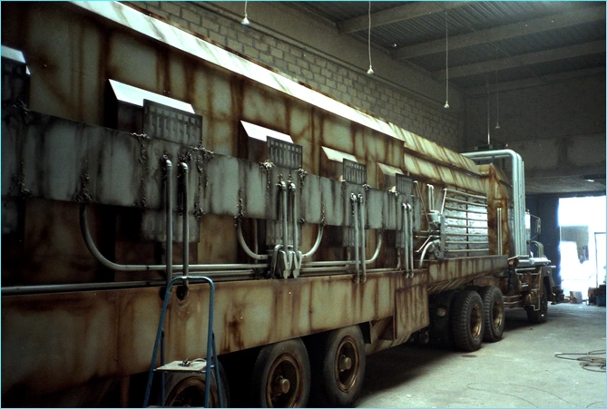 Jacques Gastineau - yellow truck in the movie Terminus 1987